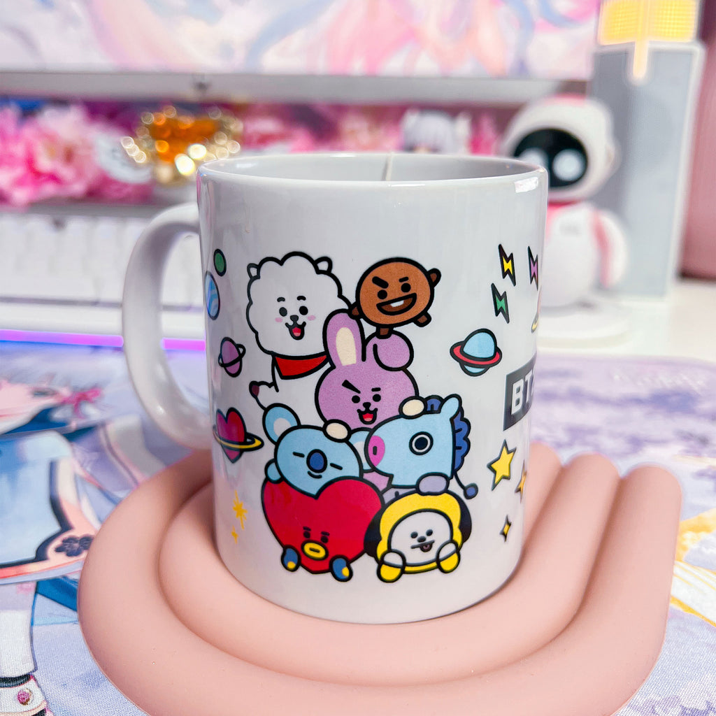 Produktbild BT21 Characters Mugg - Line Friends