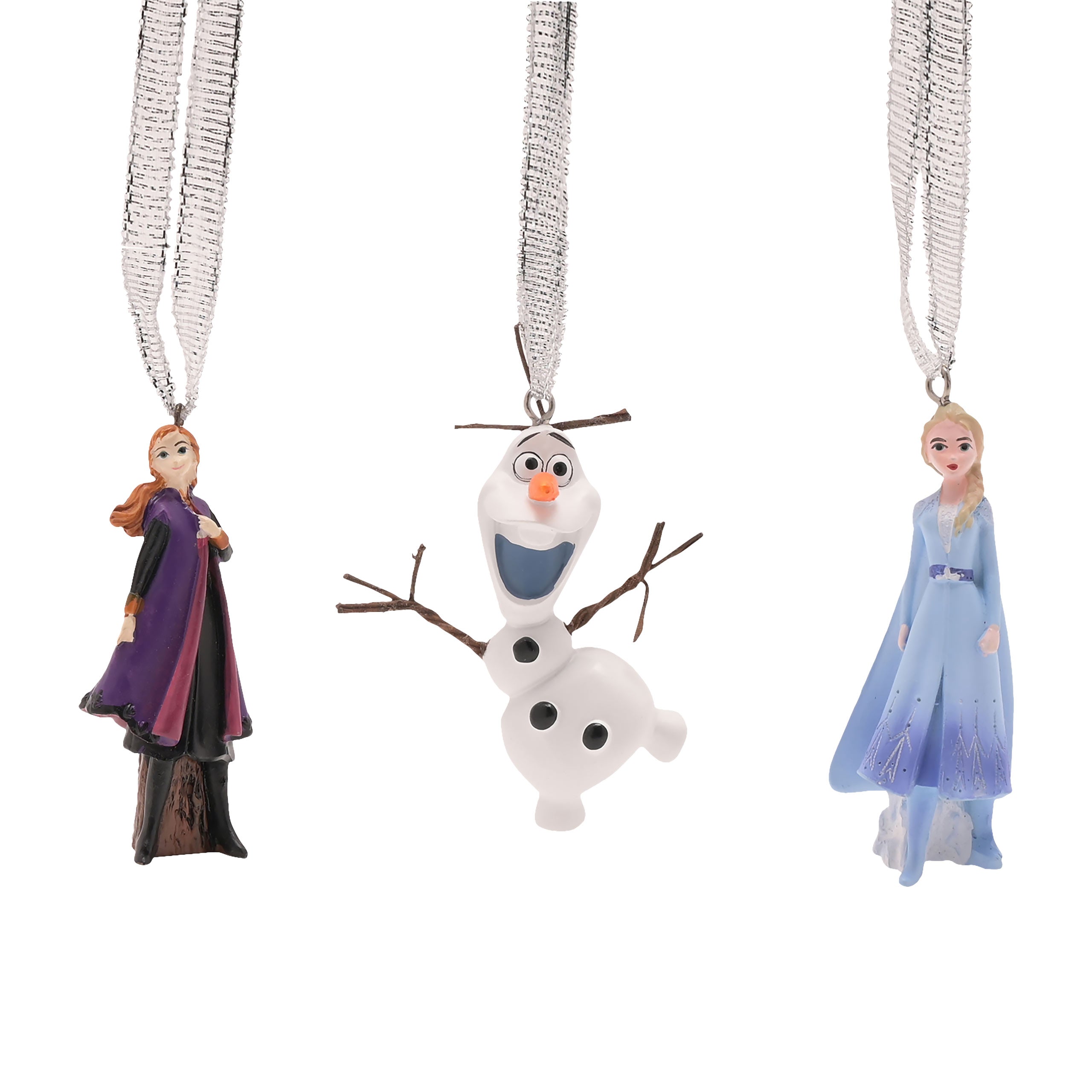 Produktbild Frozen - Julgransdekorationer med karaktärer, 3-delars set