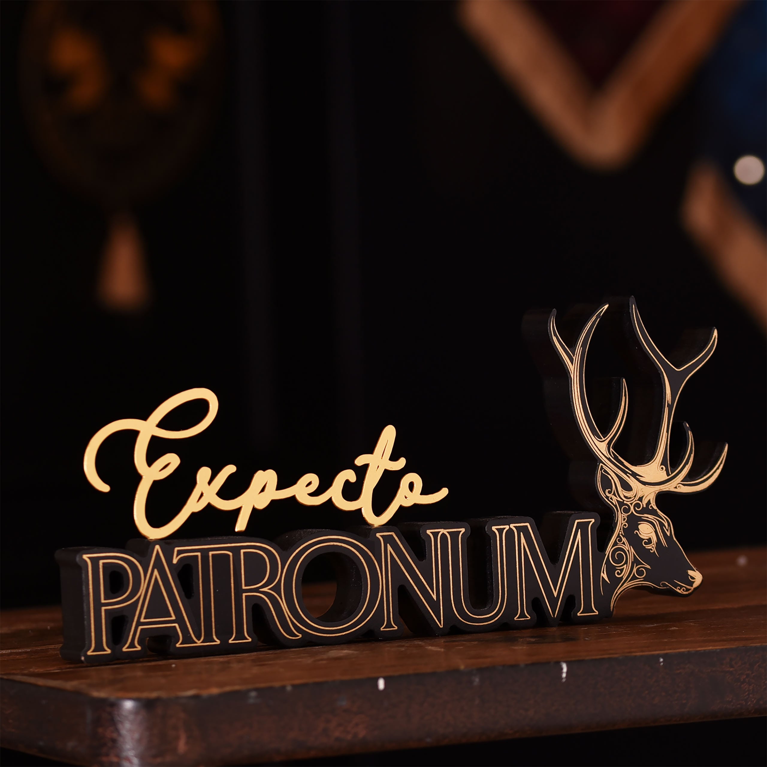 Produktbild Expecto Patronum träskylt - Harry Potter