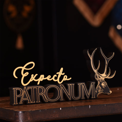 Produktbild Expecto Patronum träskylt - Harry Potter