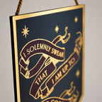 Produktbild Harry Potter - I Solemnly Swear Alumni Träväggtavla
