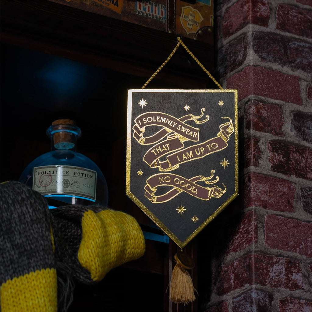 Produktbild Harry Potter - I Solemnly Swear Alumni Träväggtavla