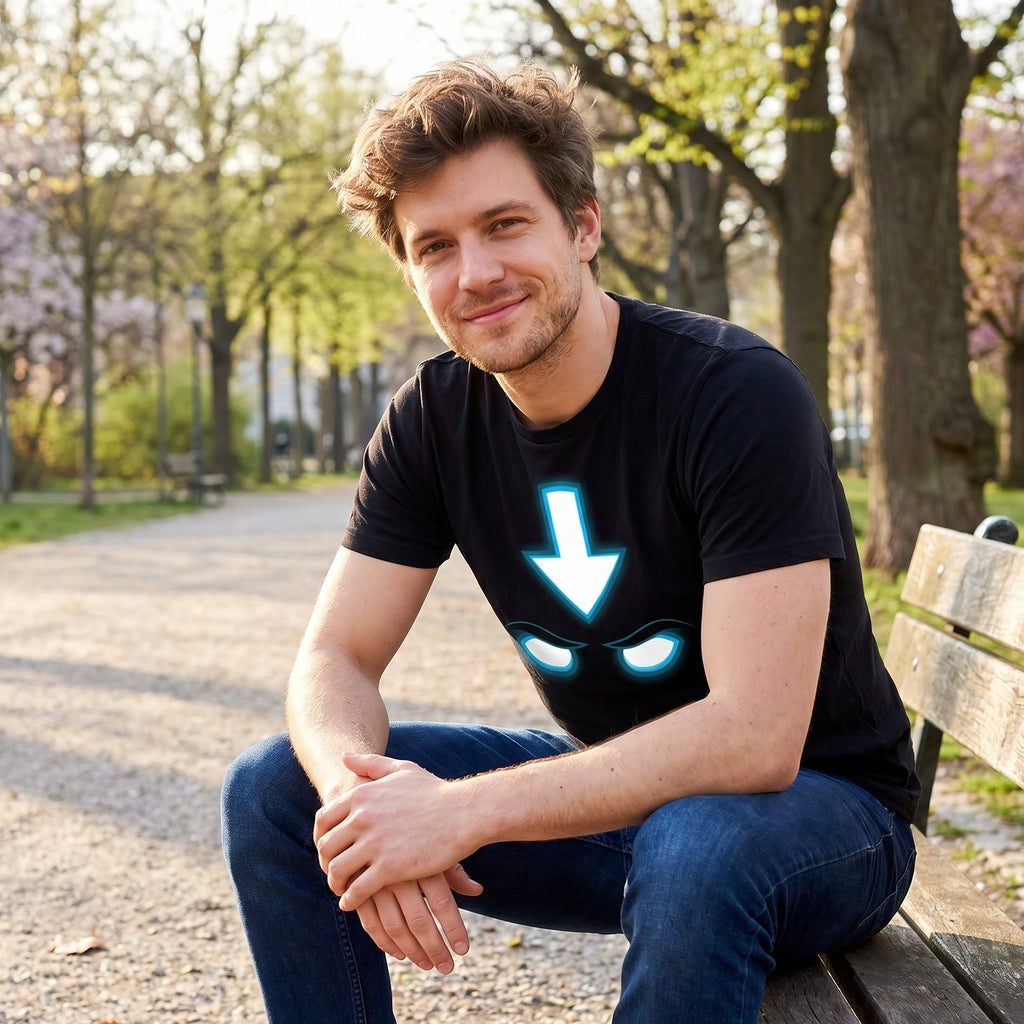 Produktbild Spirit T-shirt för Avatar Aang-fans svart