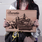 Produktbild One Piece - Baratie Skärbräda i bokträ