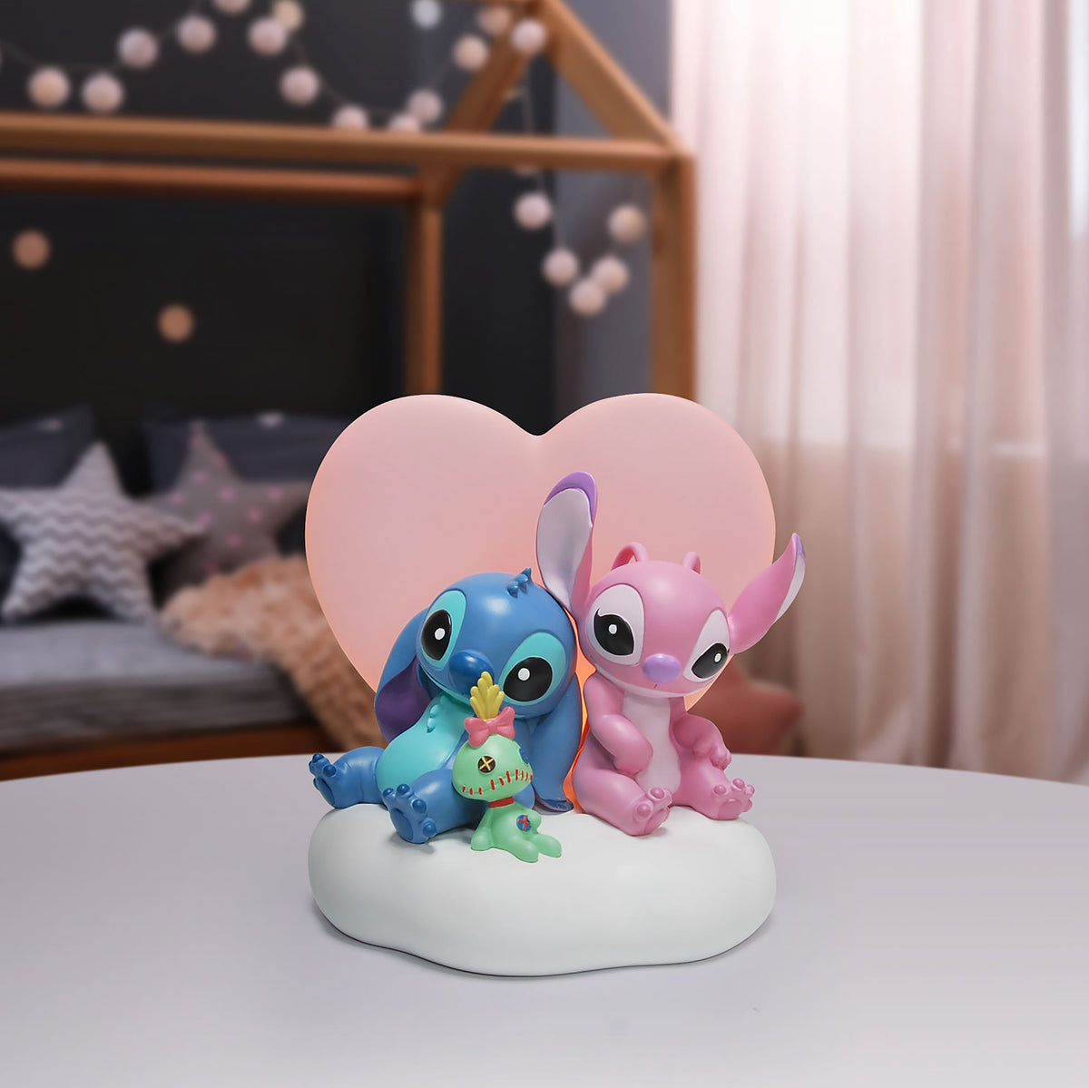 Produktbild Lilo & Stitch - Angel och Stitch med Schrulle nattlampa