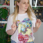 Produktbild Alice i Underlandet - Vintage Poster T-shirt vit