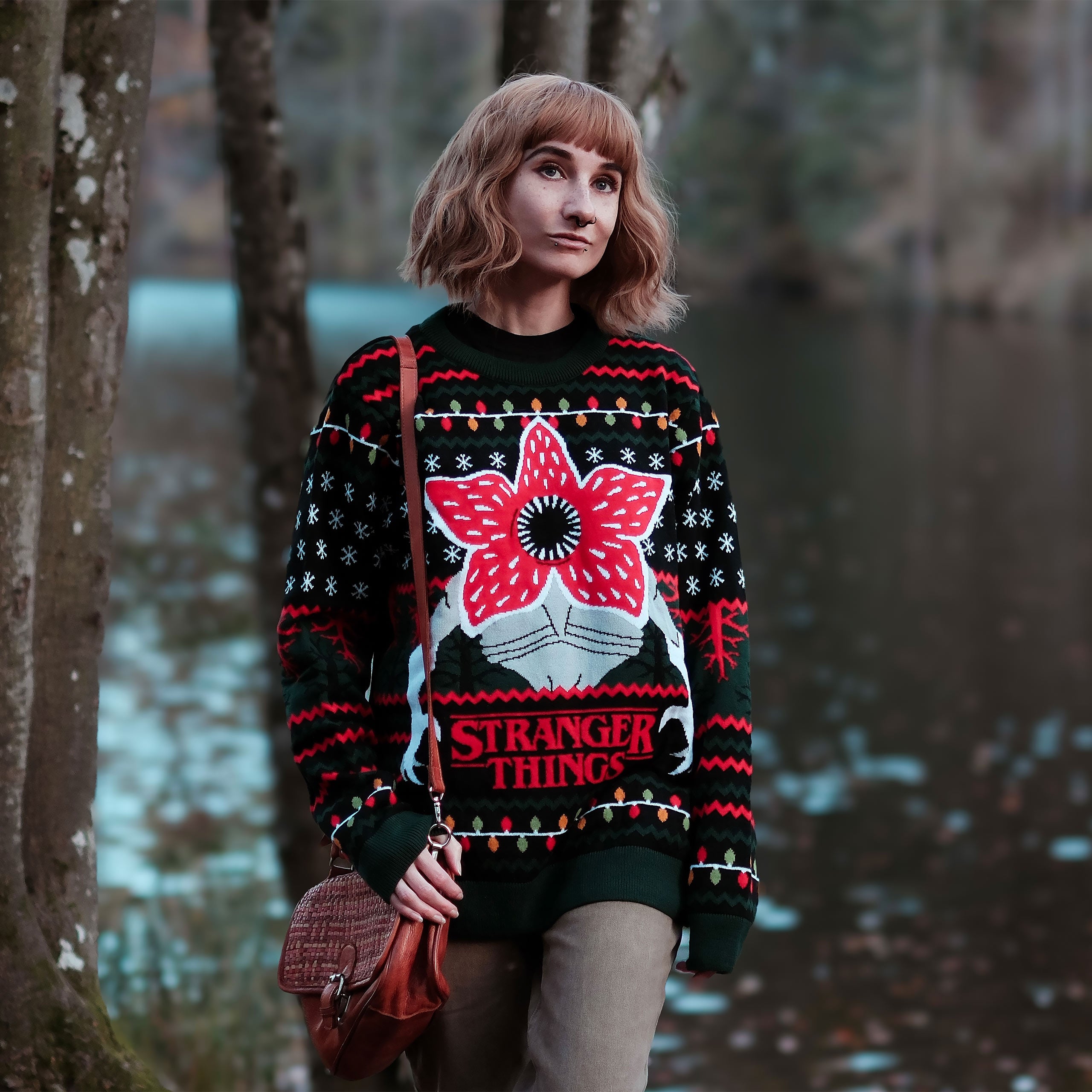 Produktbild Stranger Things - Demogorgon Stickad Tröja