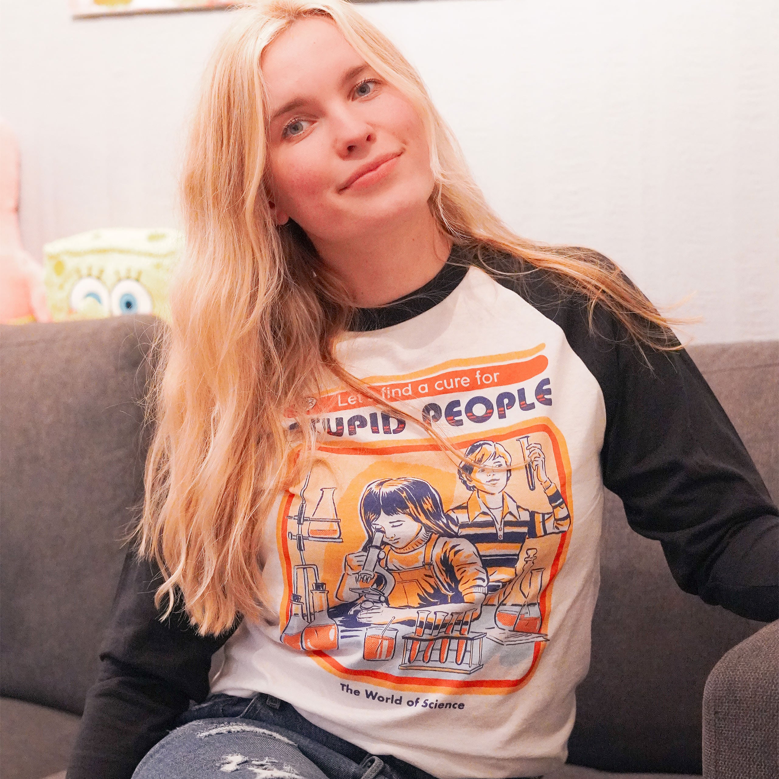 Produktbild Steven Rhodes - Låt Oss Hitta Ett Botemedel För Dumma Människor Longsleeve