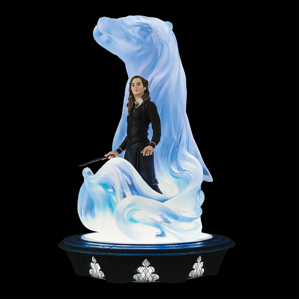 Produktbild Hermione med Patronus Diorama Figur med Ljus - Harry Potter