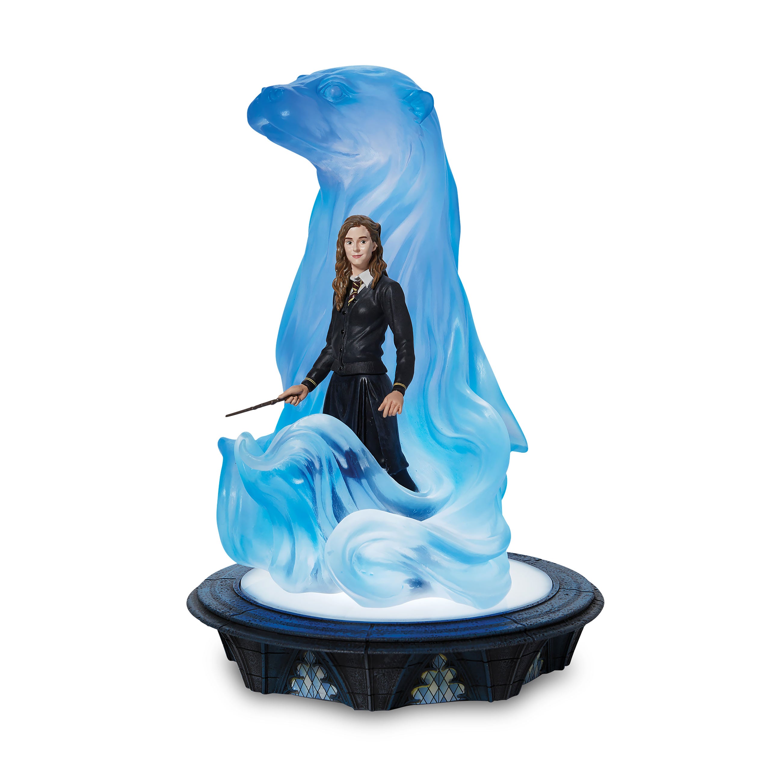 Produktbild Hermione med Patronus Diorama Figur med Ljus - Harry Potter