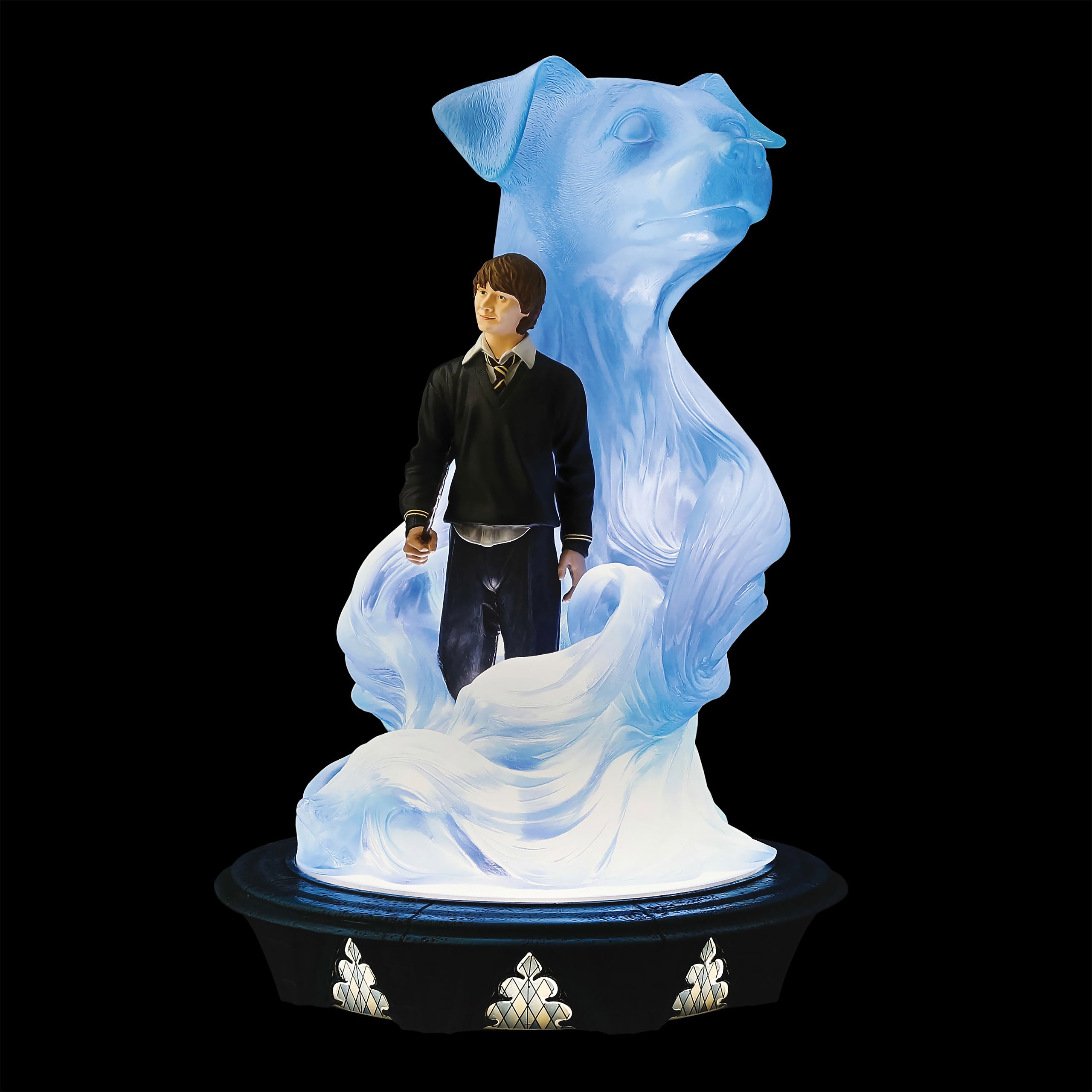 Produktbild Ron med Patronus Diorama Figur med Ljus - Harry Potter