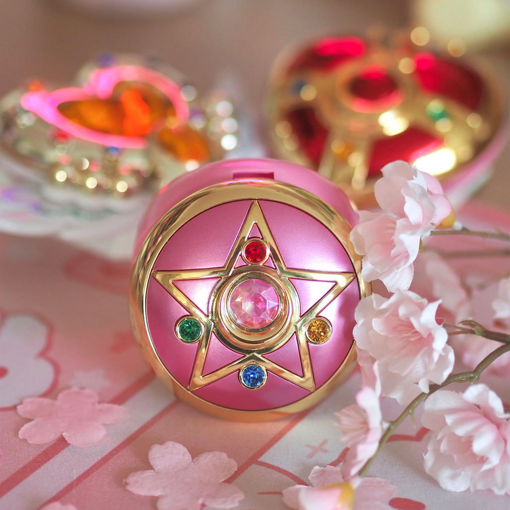 Produktbild Sailor Moon - Månkristall Förvandlingsbrosch med Ljudeffekter