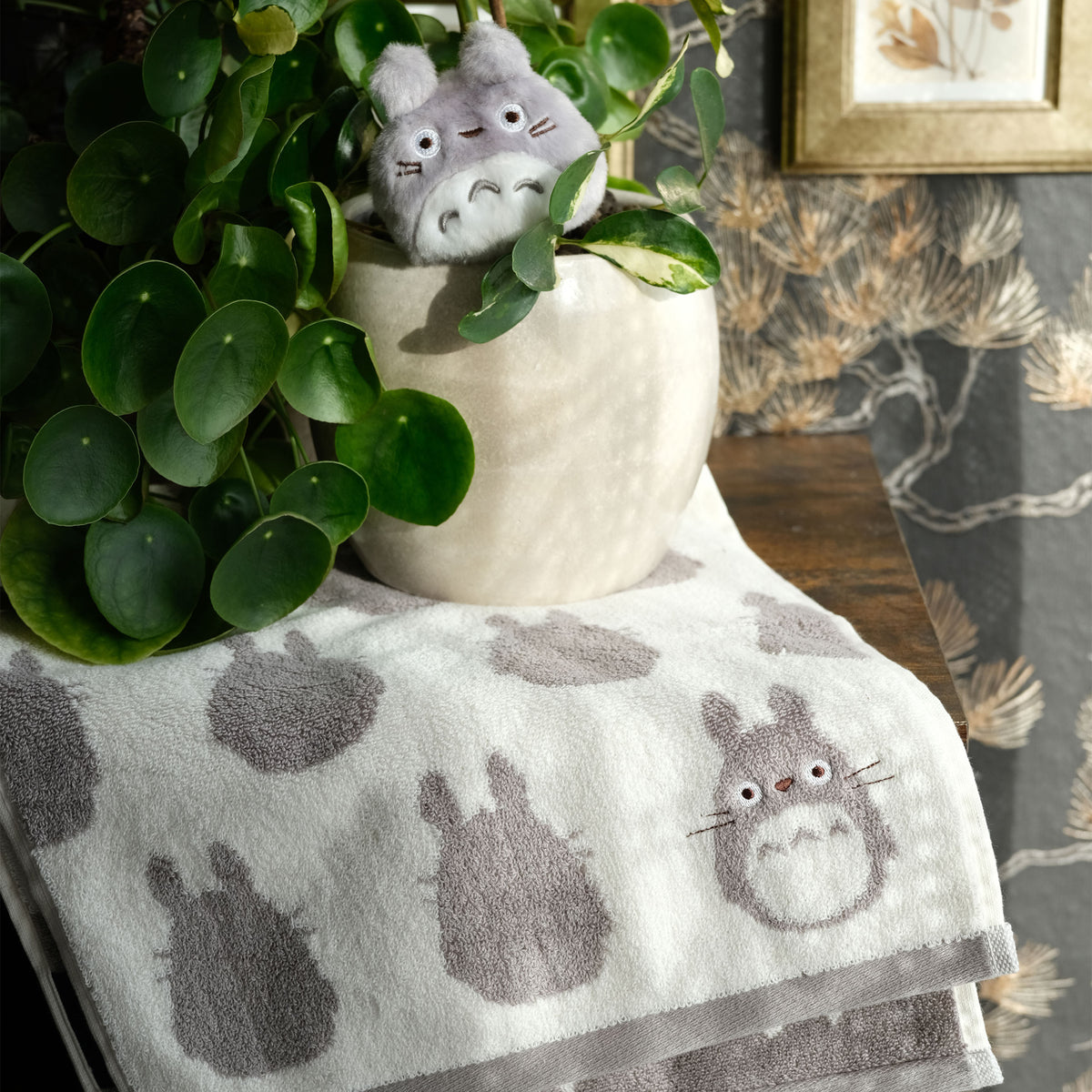 Produktbild Totoro - Silhouette Totoro Mini Handduk
