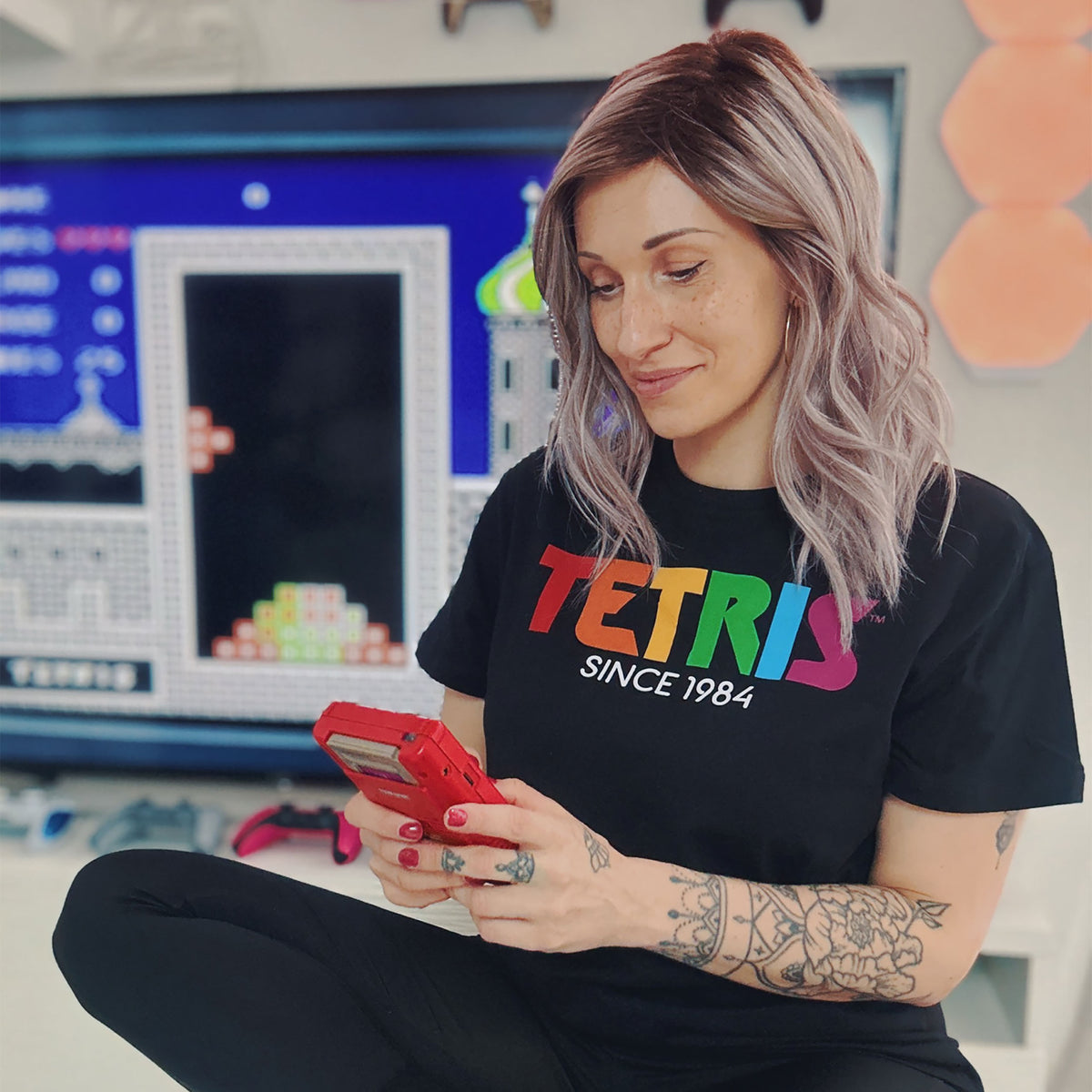 Produktbild Tetris - Since 1984 T-shirt svart