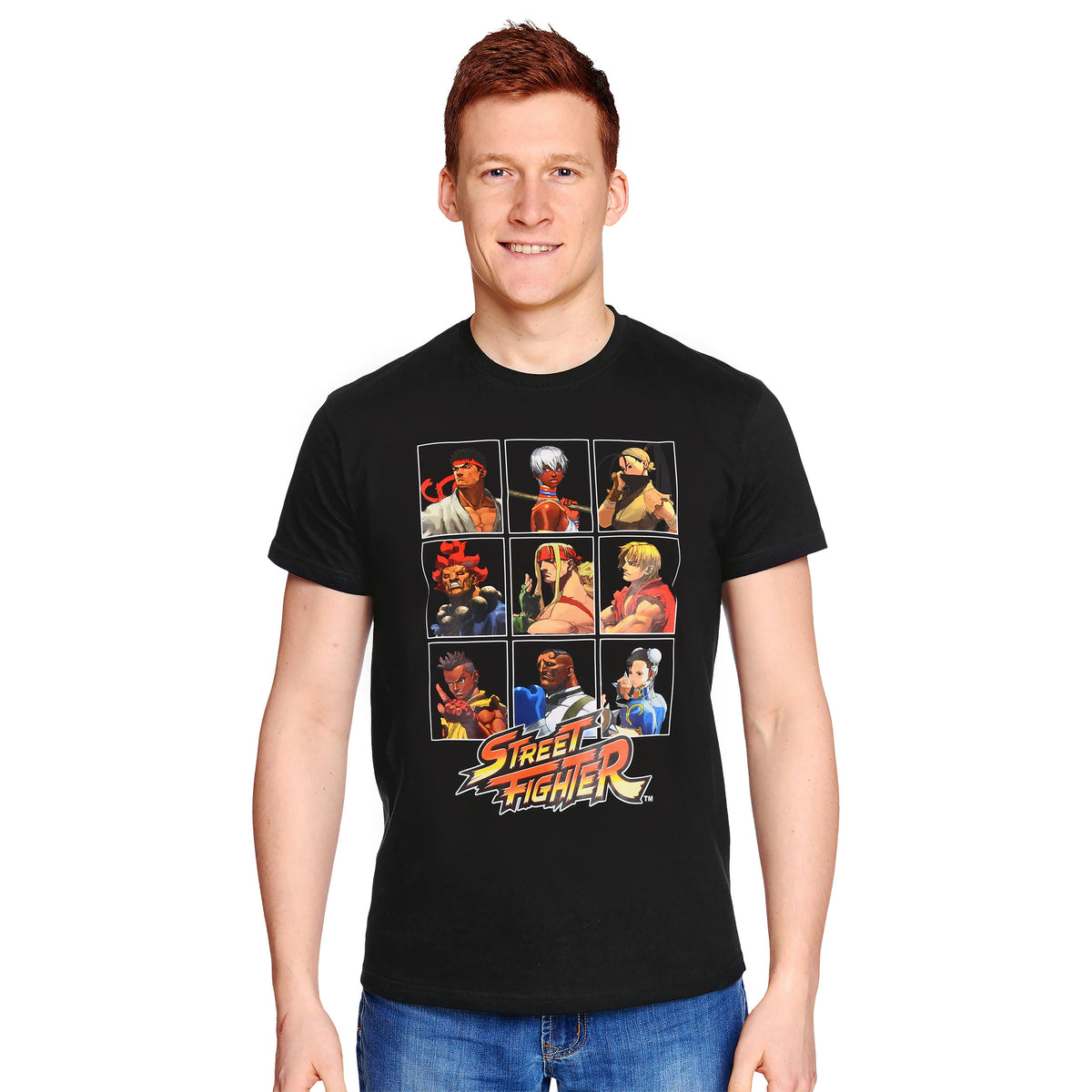 Produktbild Street Fighter - Karaktärer T-shirt svart