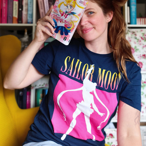 Produktbild Sailor Moon - Silhuett T-shirt blå