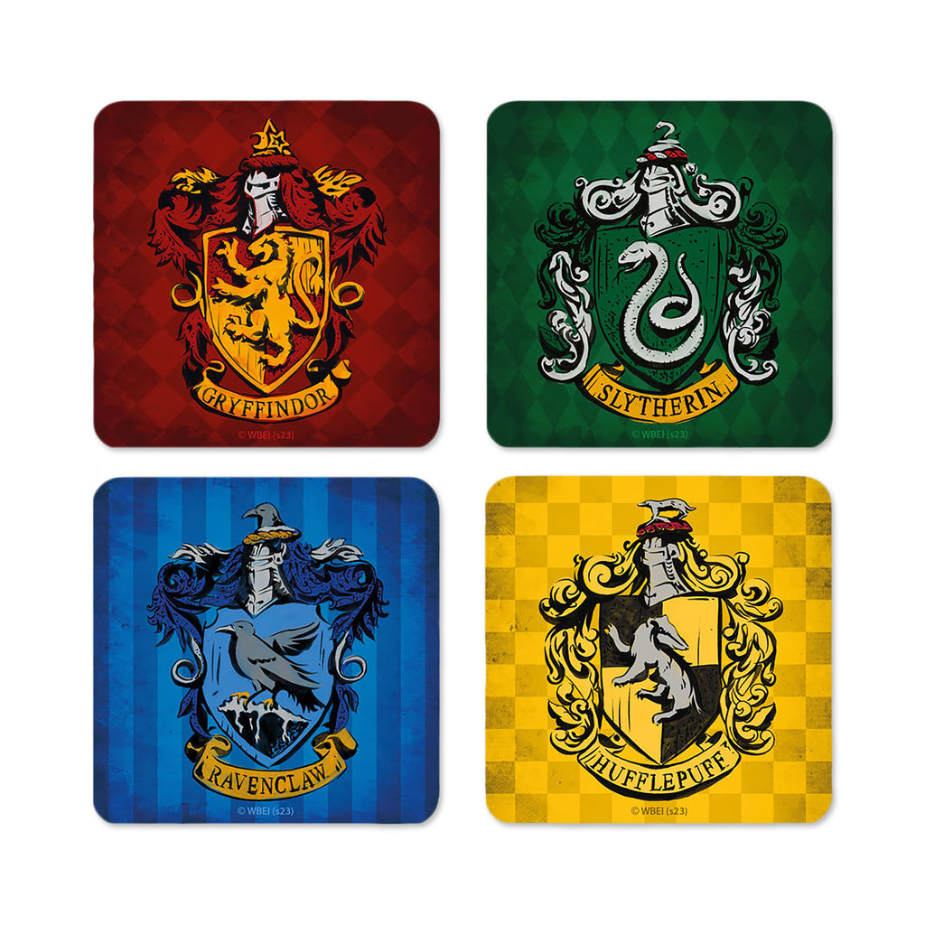 Produktbild Harry Potter - Husens vapensköldsunderlägg 4-delad uppsättning