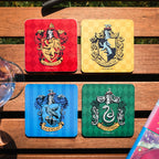 Produktbild Harry Potter - Husens vapensköldsunderlägg 4-delad uppsättning