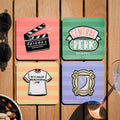 Produktbild Friends Glasunderlägg, set om 4