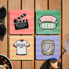 Produktbild Friends Glasunderlägg, set om 4