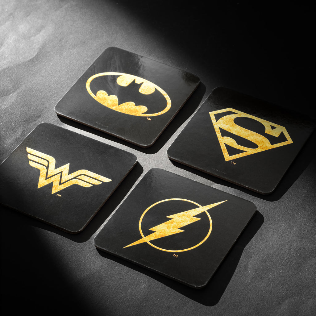 Produktbild DC Comics Logotyper Underlägg 4-pack