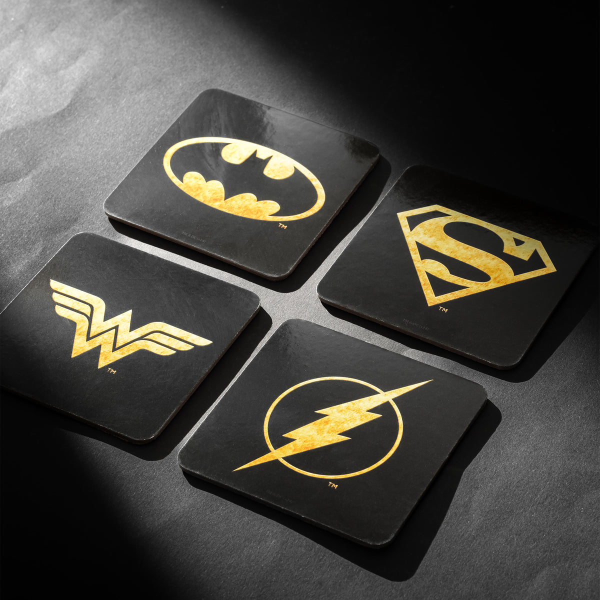 Produktbild DC Comics Logotyper Underlägg 4-pack