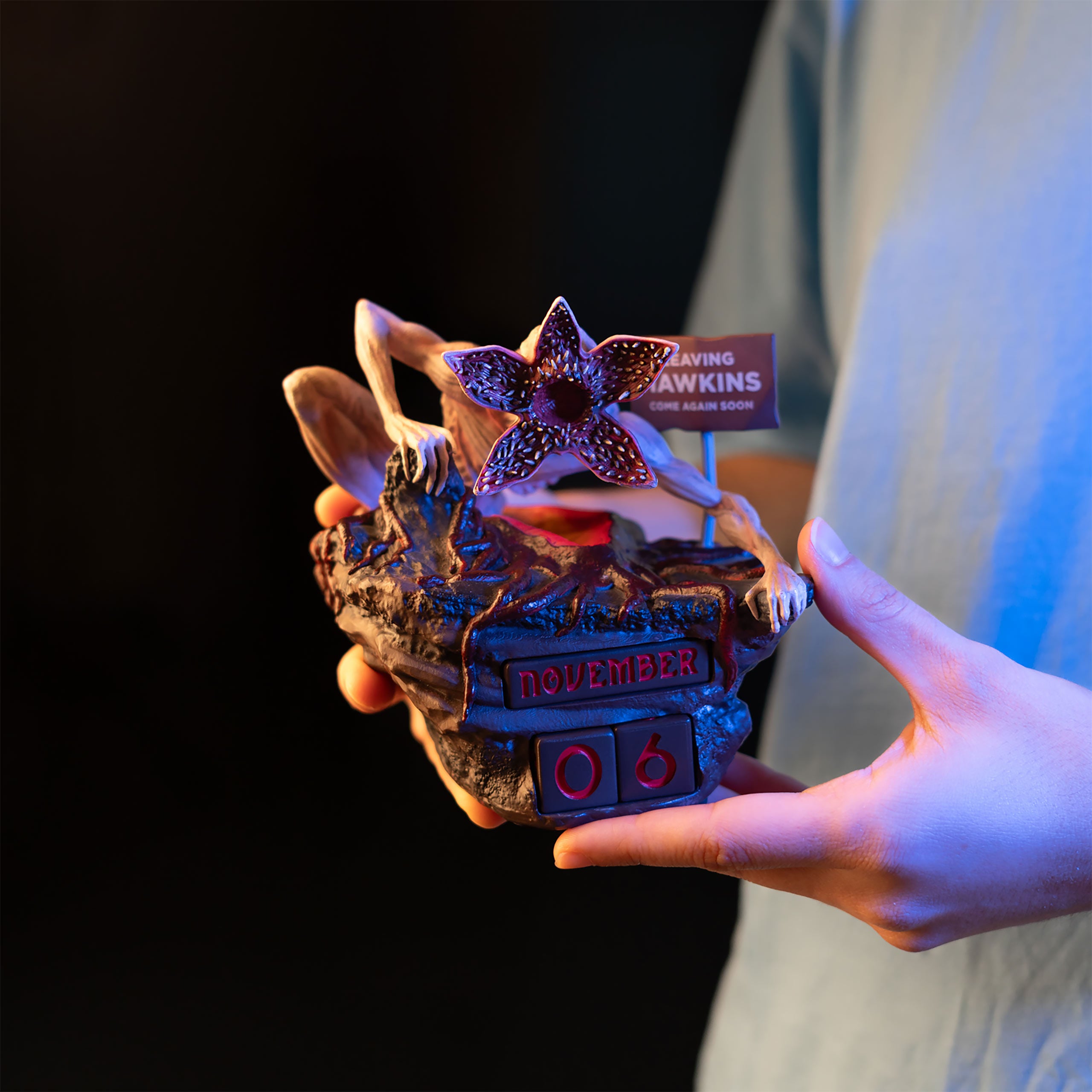 Produktbild Stranger Things - Demogorgon 3D evighetskalender