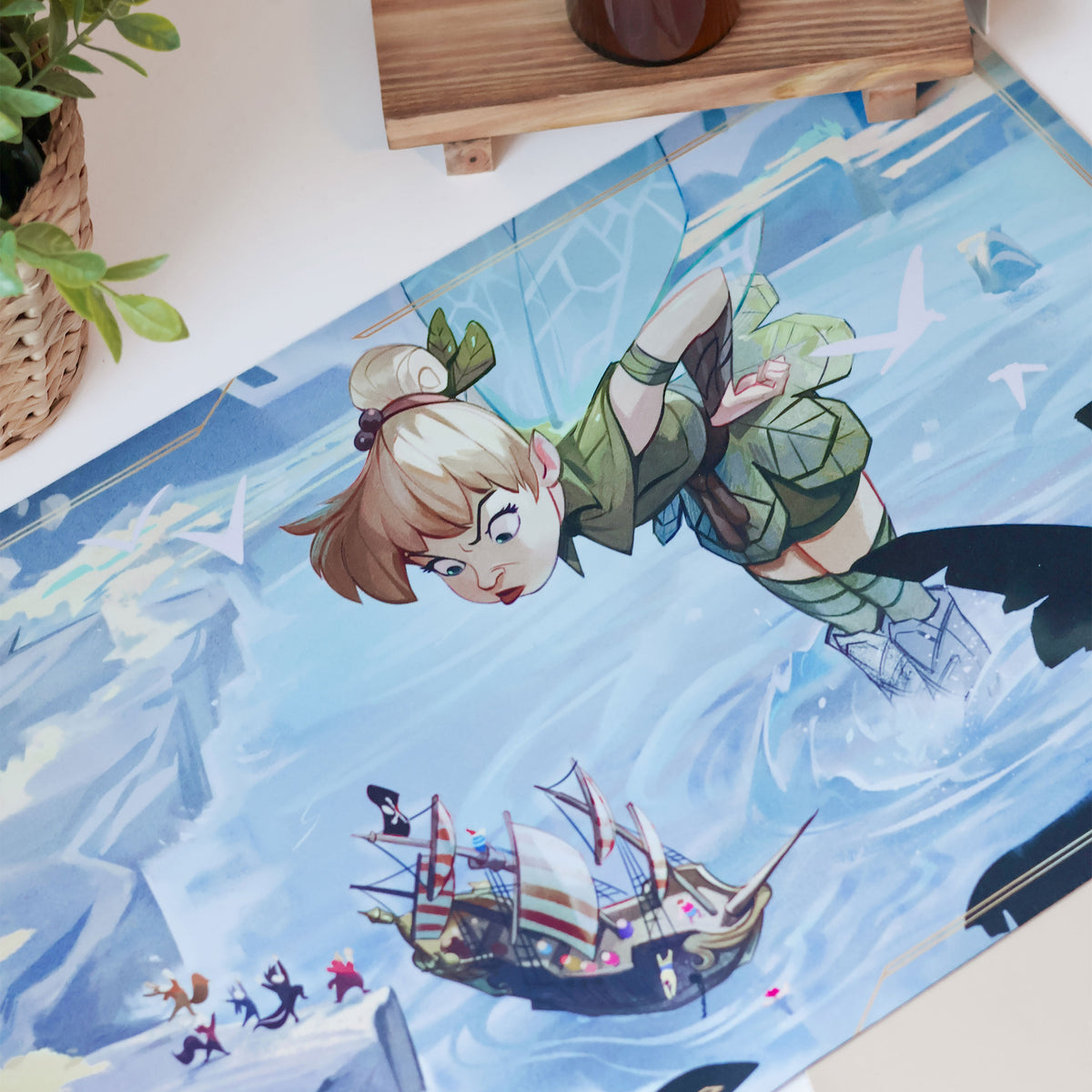 Produktbild Disney Lorcana Spelmatta Tinkerbell - Ursulas Återkomst Trading Card Game