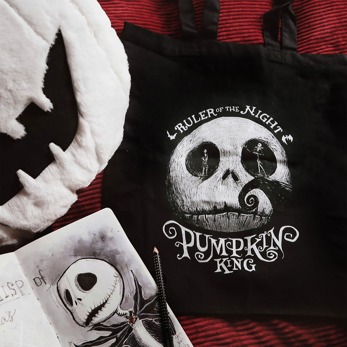 Produktbild Nightmare Before Christmas - Pumpkin King Tygpåse svart