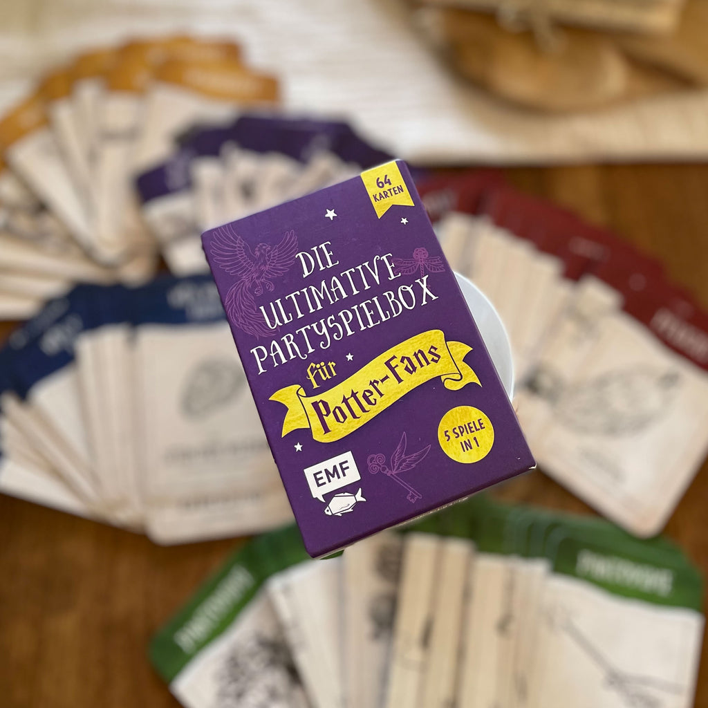 Produktbild Den ultimata partyspelsboxen för Harry Potter-fans - Spelkort