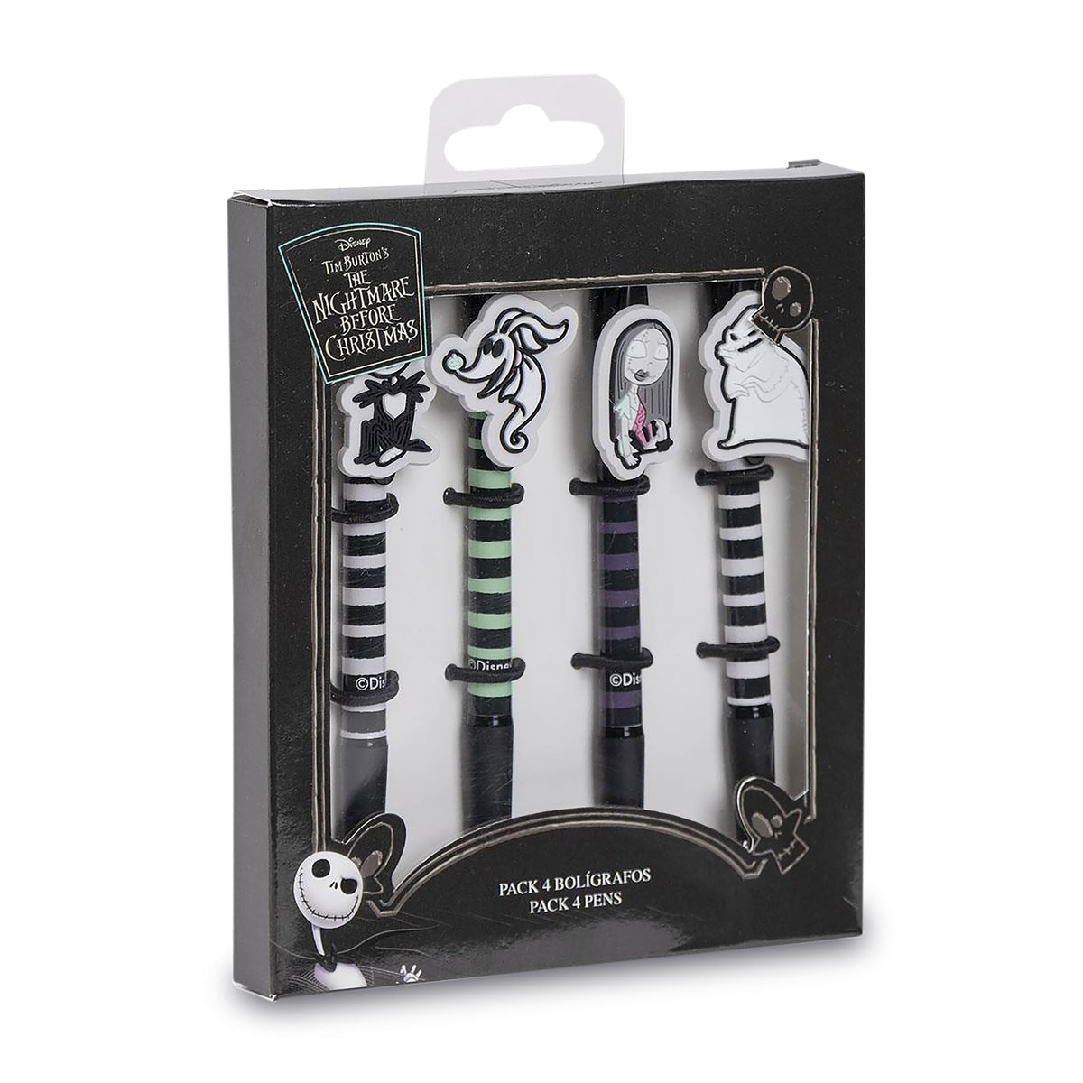 Produktbild Nightmare Before Christmas - 4-pack kulspetspennor