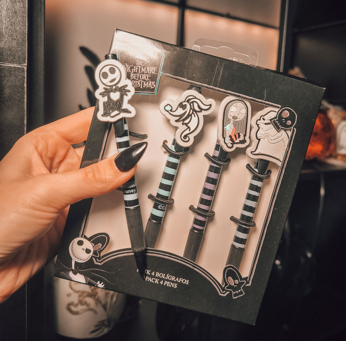 Produktbild Nightmare Before Christmas - 4-pack kulspetspennor