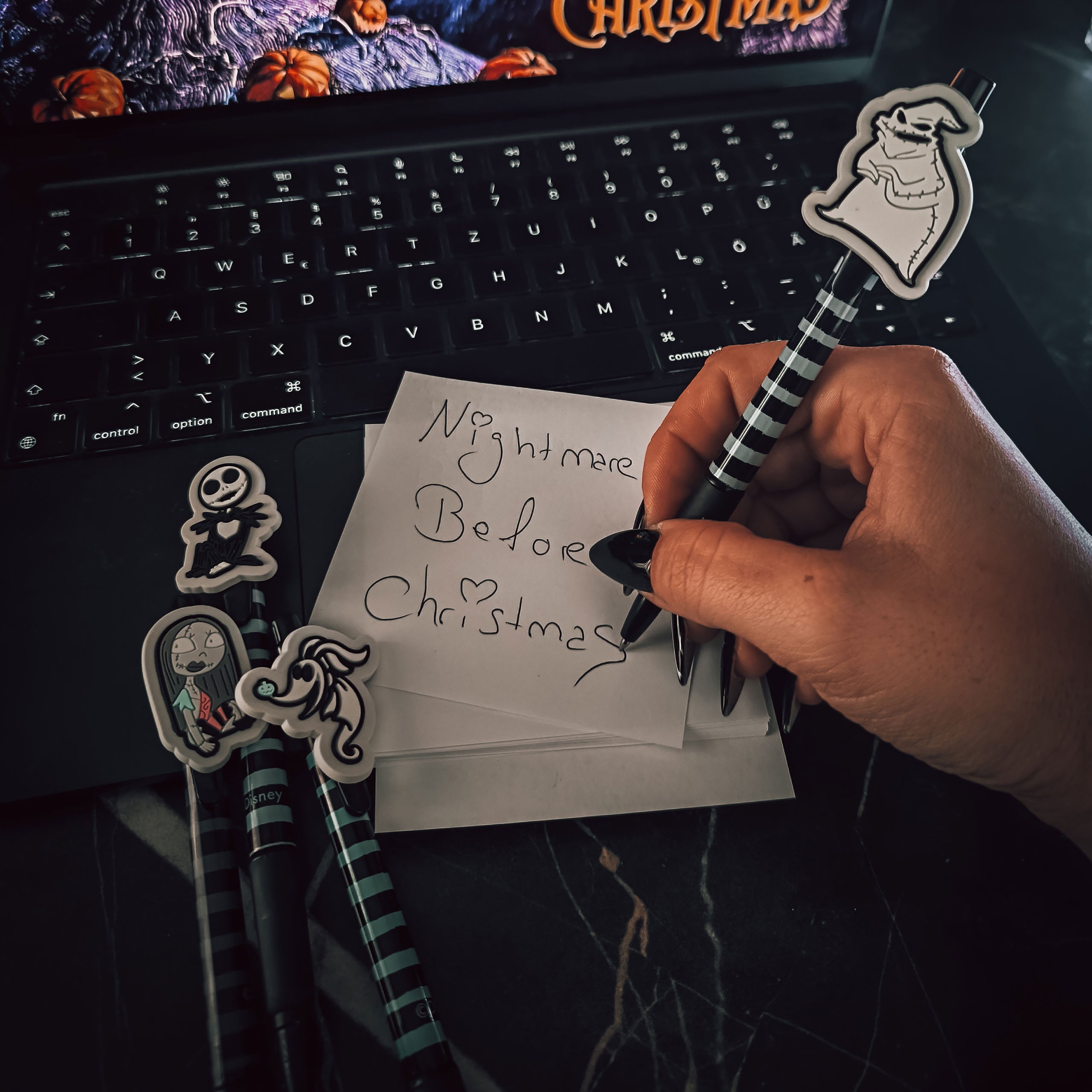 Produktbild Nightmare Before Christmas - 4-pack kulspetspennor