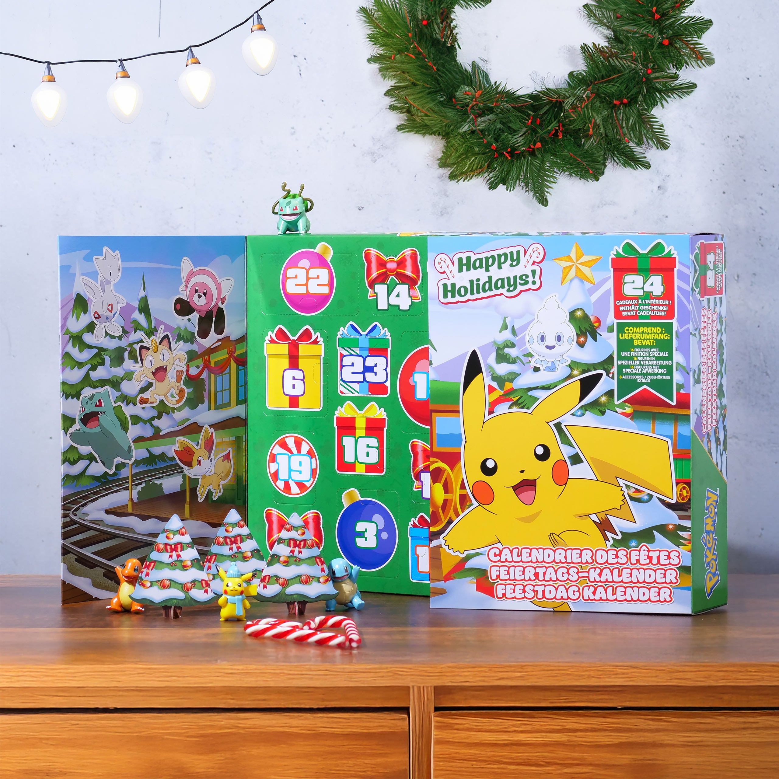 Pikachu Happy Holidays Advent Calendar - Pokemon – Elbenwald