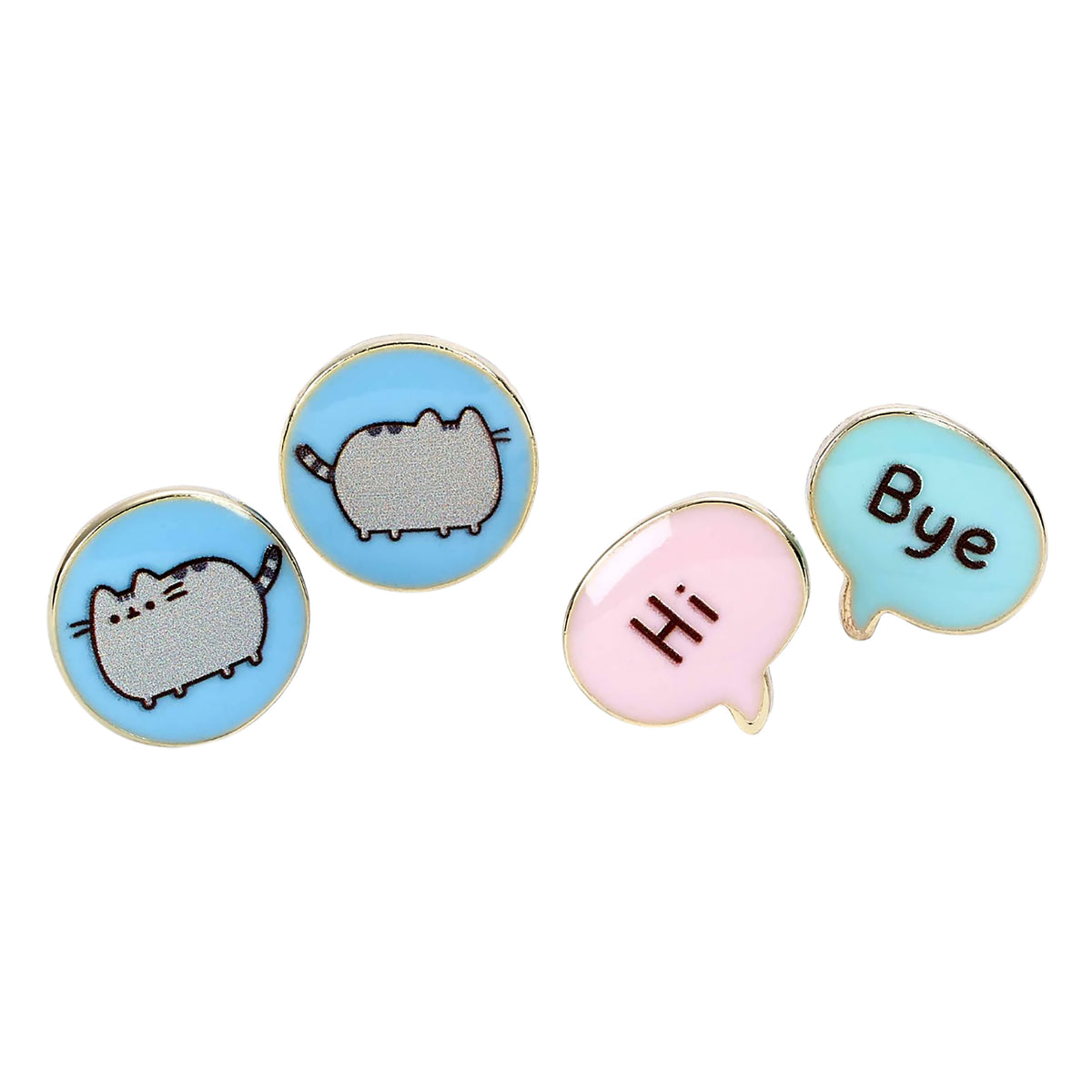 Produktbild Pusheen - Hi & Bye örhängen, 2-pack