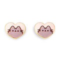 Produktbild Pusheen - Hjärtformade örhängen