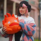 Produktbild Det levande slottet - Calcifer plyschfigur 34 cm