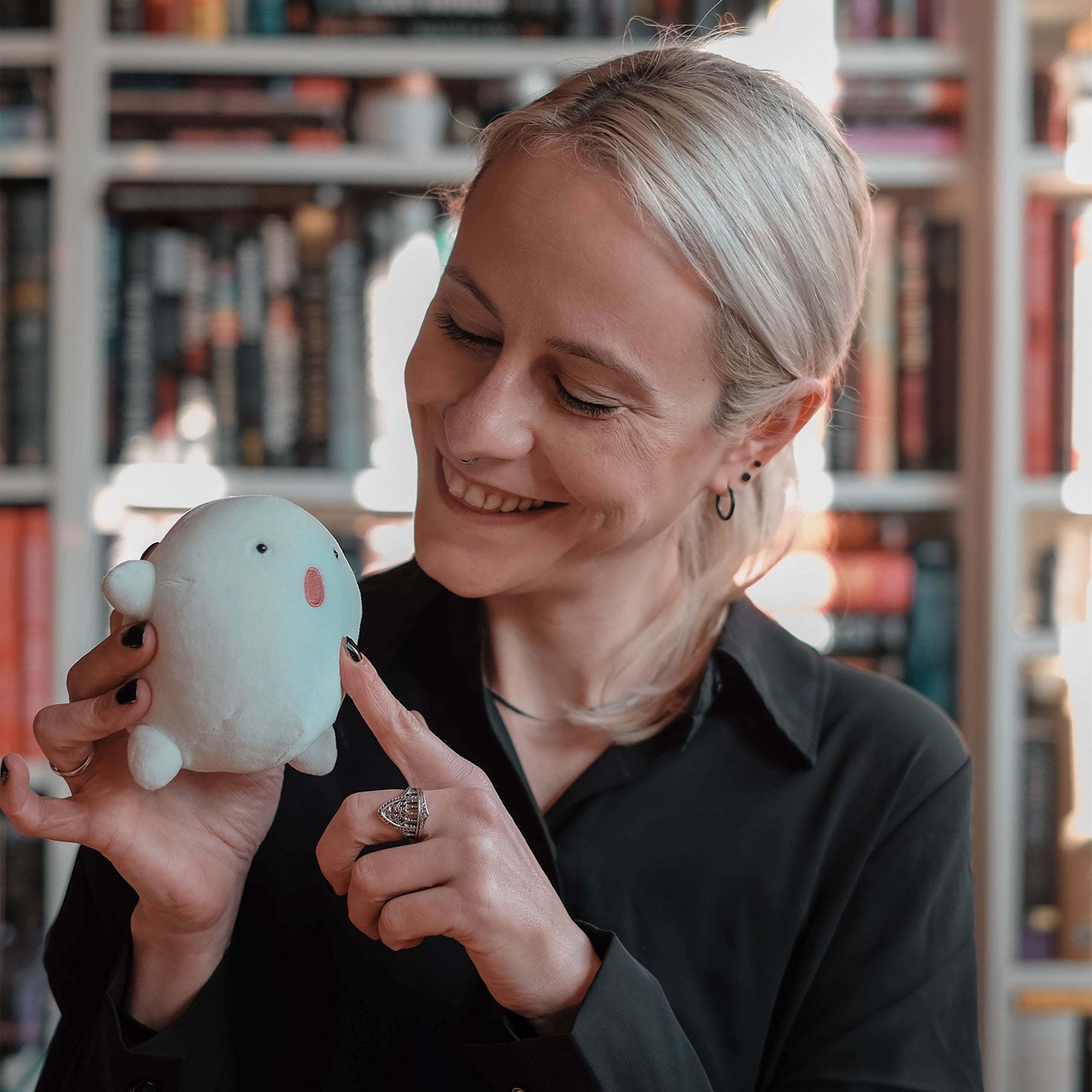 Produktbild Pojken och hägern - Warawara Förvånad Plyschfigur