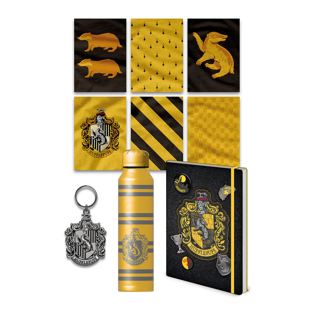 Produktbild Harry Potter - Hufflepuff Premium Presentset i resväska med axelrem