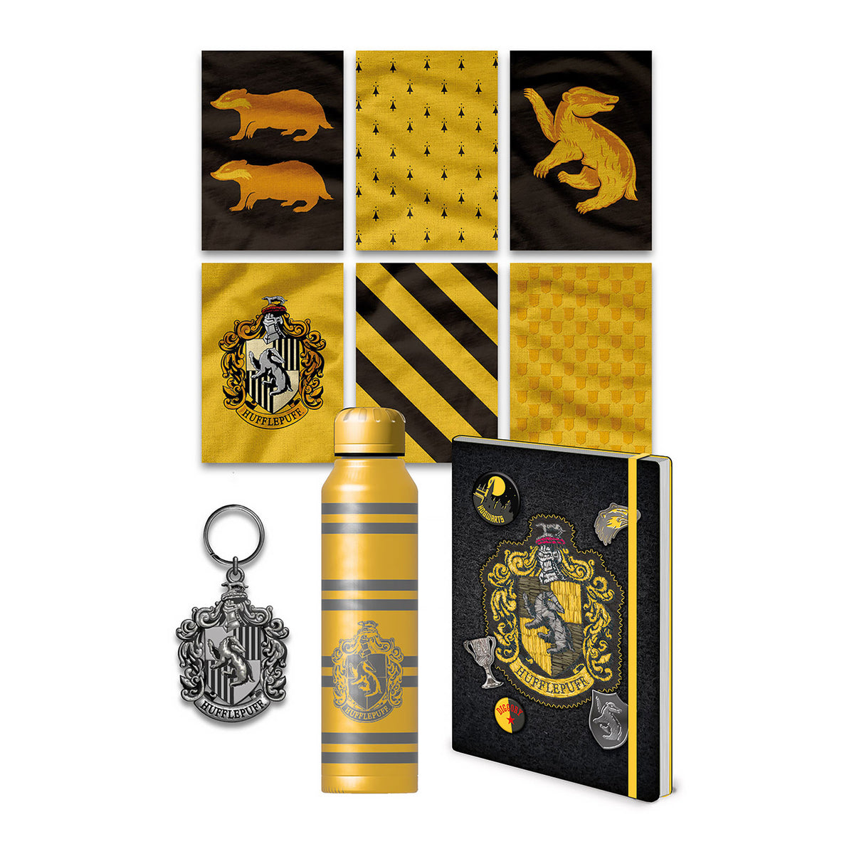 Produktbild Harry Potter - Hufflepuff Premium Presentset i resväska med axelrem