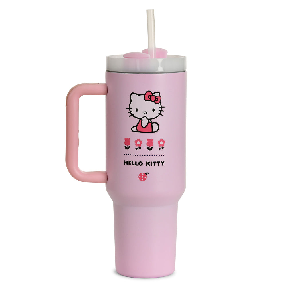 Produktbild Hello Kitty - Flower To Go bägare med sugrör
