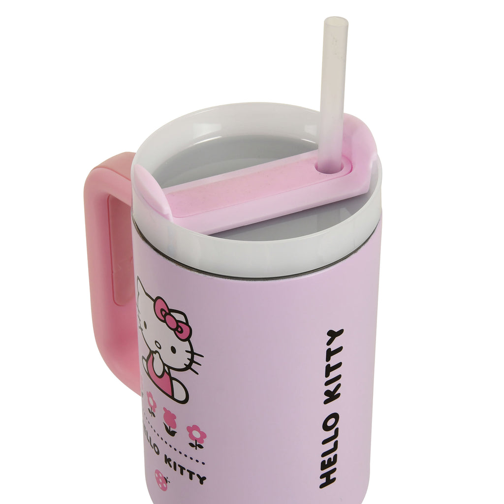 Produktbild Hello Kitty - Flower To Go bägare med sugrör