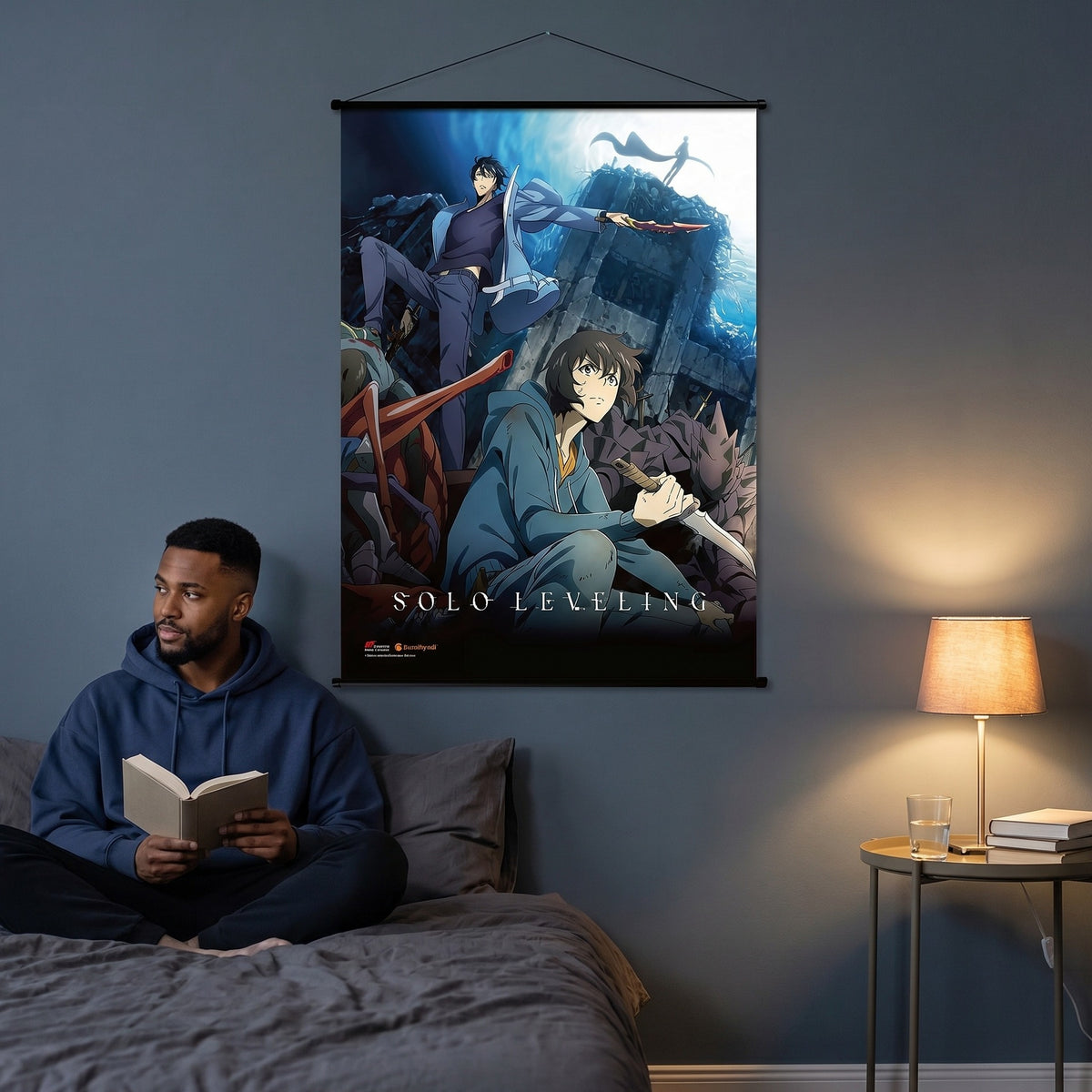 Produktbild Solo Leveling - Sung Jinwoo Key Art Wall Scroll