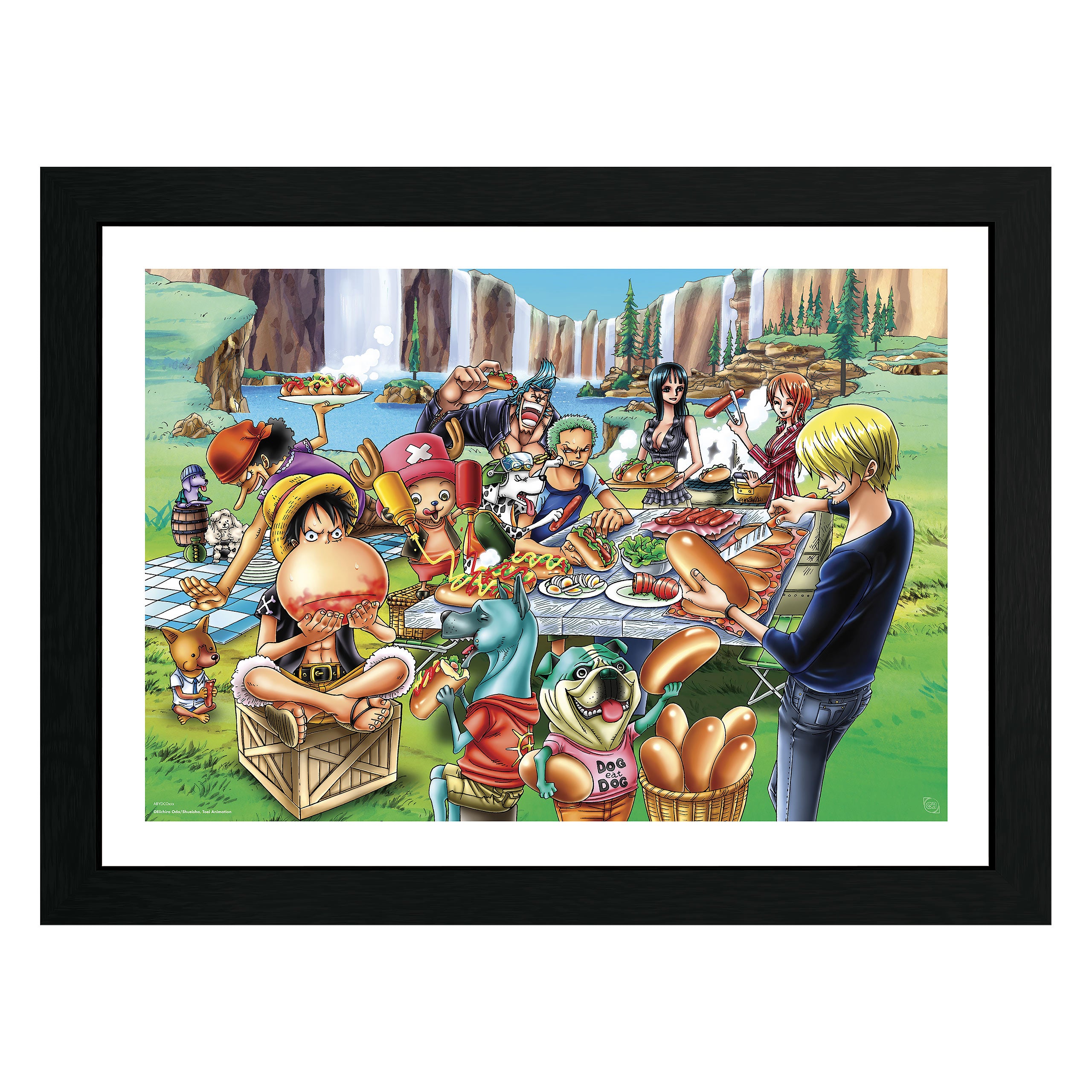 Produktbild One Piece - Hot-Dog Party Väggbild