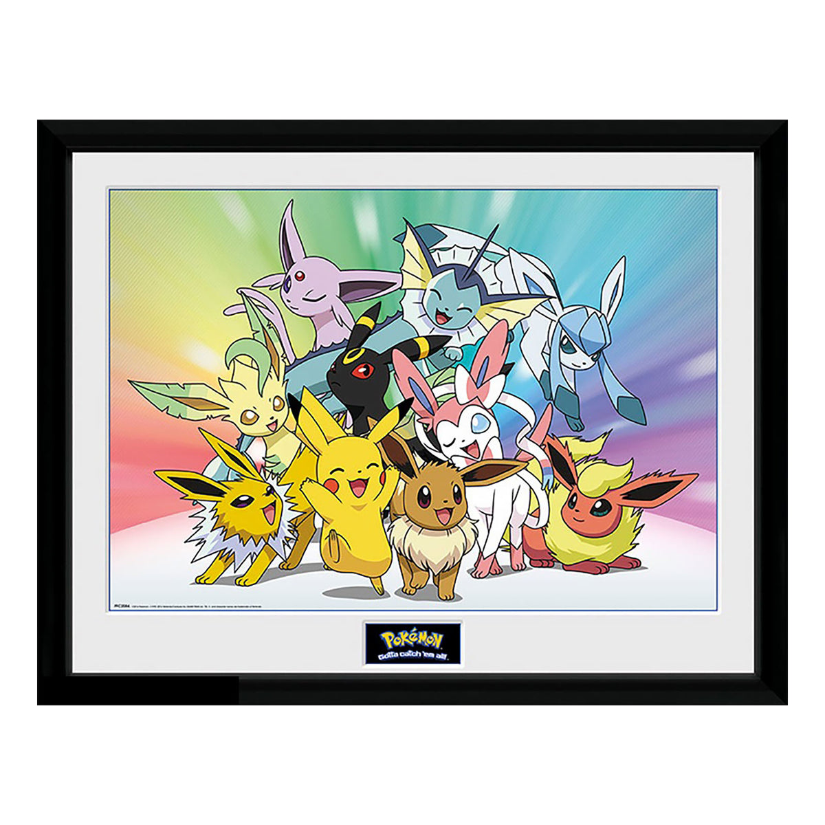 Produktbild Pokemon - Väggbild med karaktärer