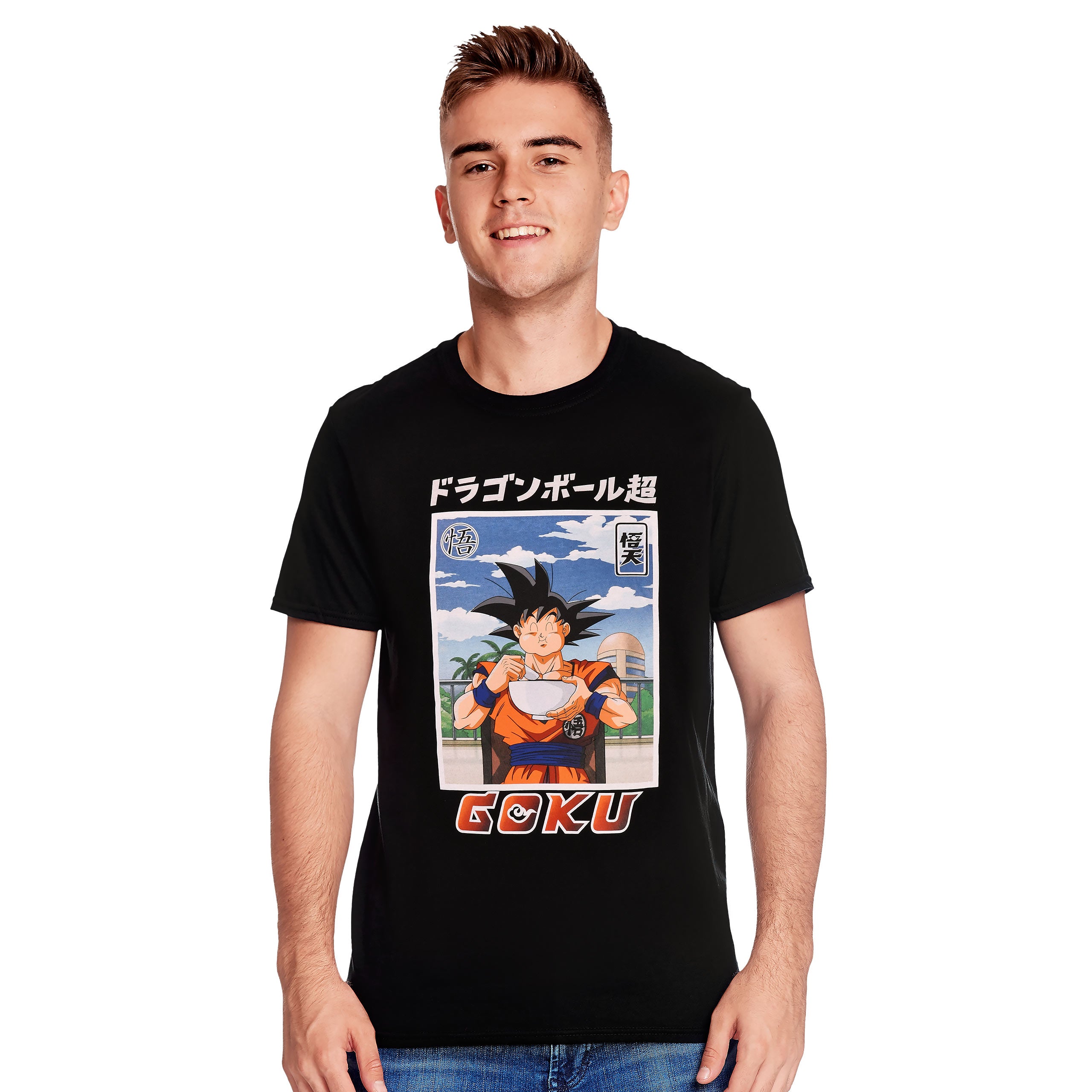 Produktbild Dragon Ball - Goku Eat T-shirt svart