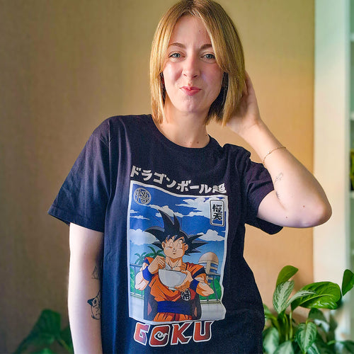Produktbild Dragon Ball - Goku Eat T-shirt svart