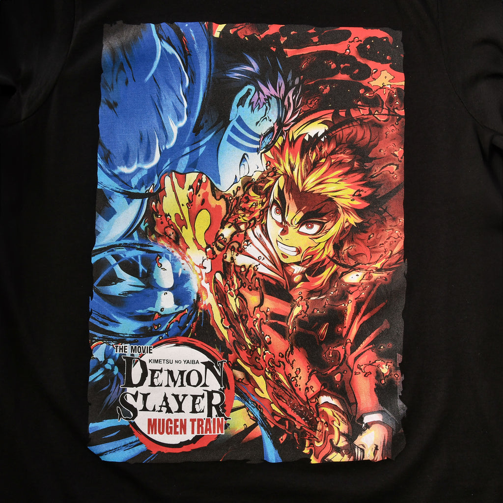Produktbild Demon Slayer - Akaza vs. Rengoku T-shirt svart