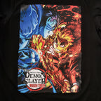 Produktbild Demon Slayer - Akaza vs. Rengoku T-shirt svart