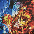 Produktbild Demon Slayer - Akaza vs. Rengoku T-shirt svart